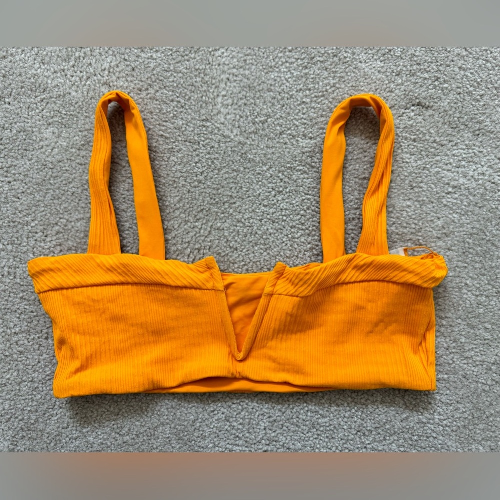 L*Space Lee Lee Bikini Top Orange
